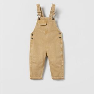 NWOT Zara cotton denim overalls